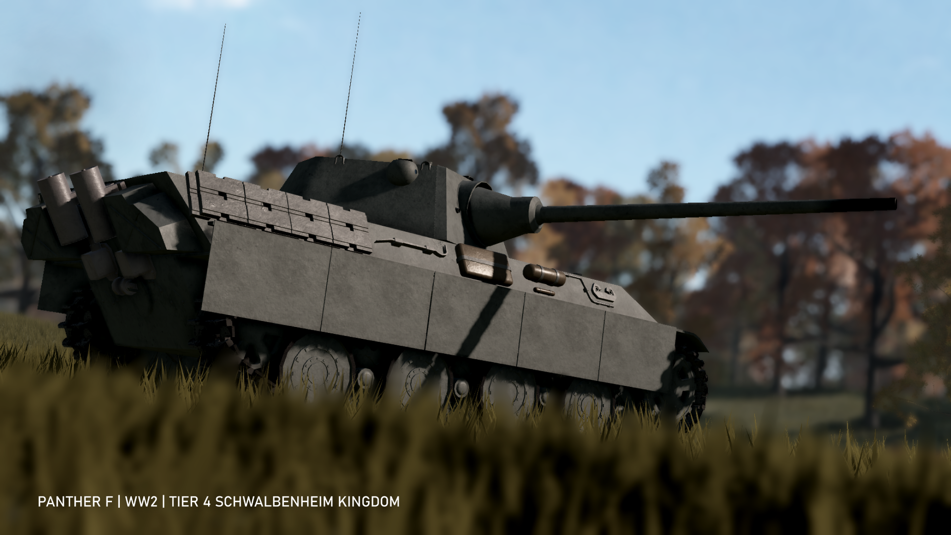 The Panther F with its smaller turret