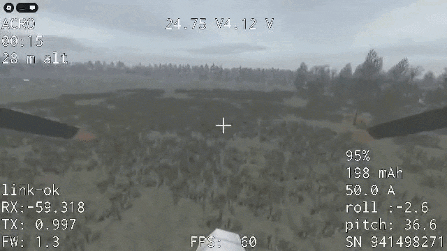 A montage of drone POV hitting vehicles